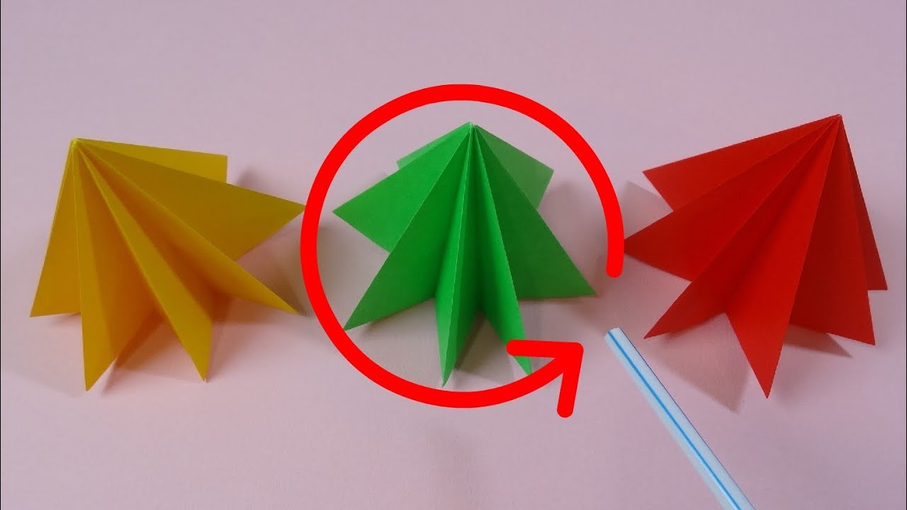 Origami "TREE-go-round" 折り紙「ツリーゴーランド」 