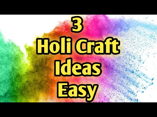 Holi Card Making | Beautiful Handmade Holi Card idea | Holi craft idea | diy art and craft 