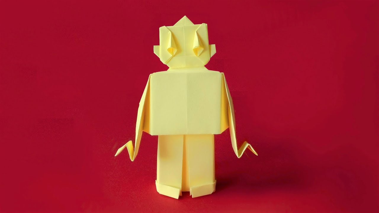 Commet faire un ROBOT en ORIGAMI 