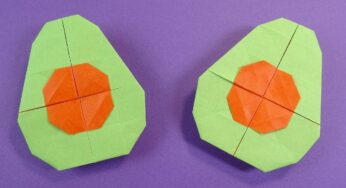 折り紙「アボカド」Origami “Avocado”