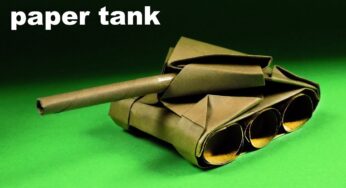 How to Make a Paper Tank. Origami tank