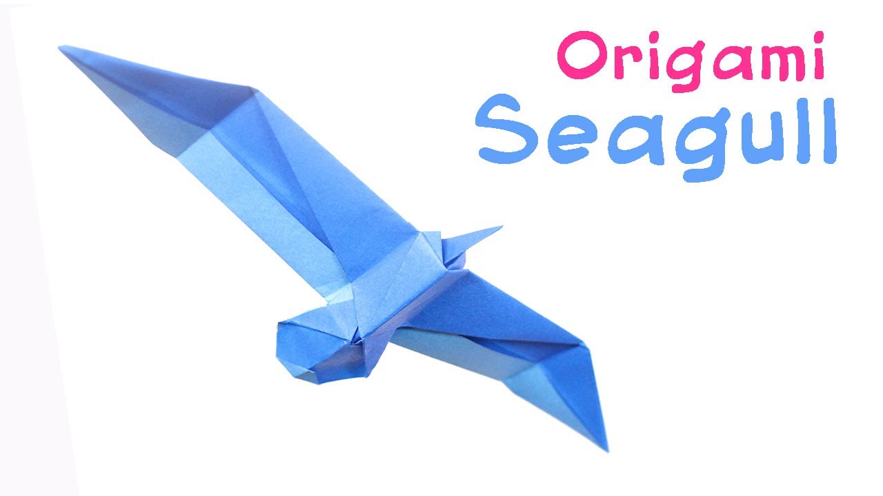 Easy Origami Bird || How to make Paper Seagull step by step 