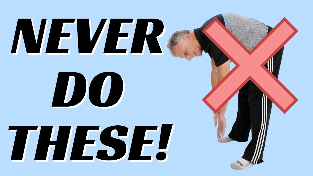 10 Exercises to Never Do With Osteoporosis