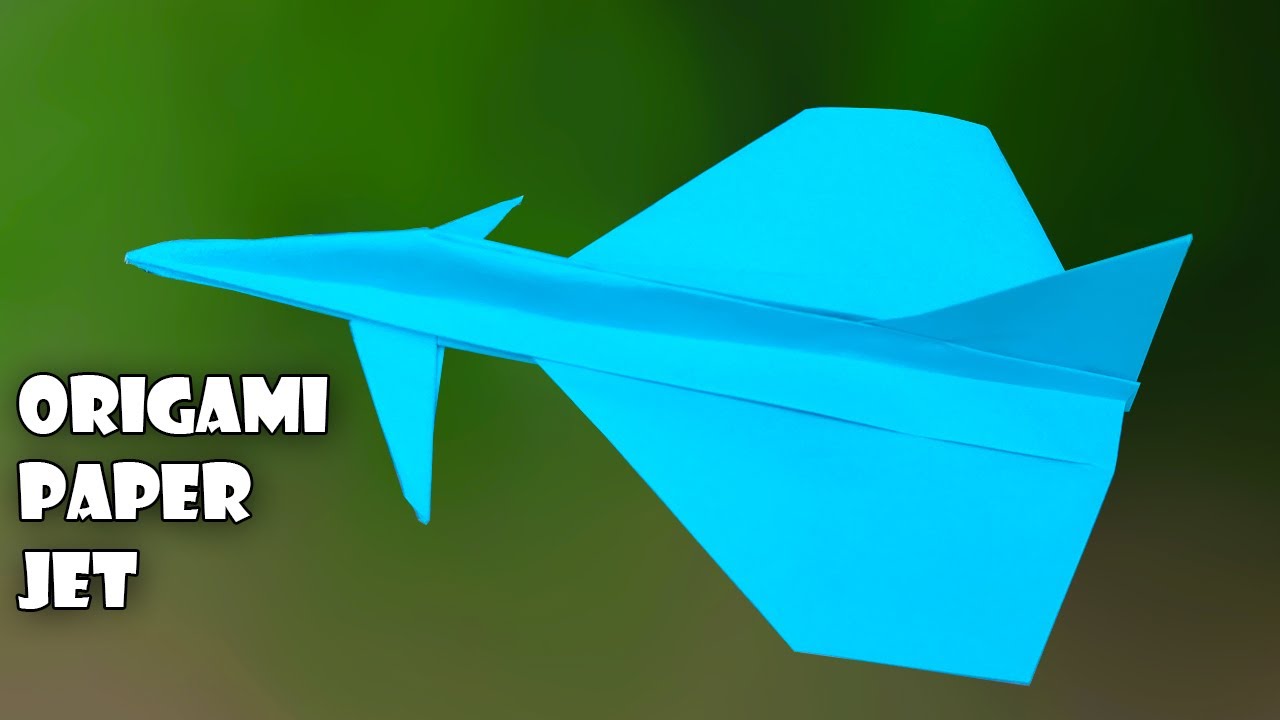 Best origami paper jet easy | Paper Plane | Origami fighter plane easy |origami plane that flies far 