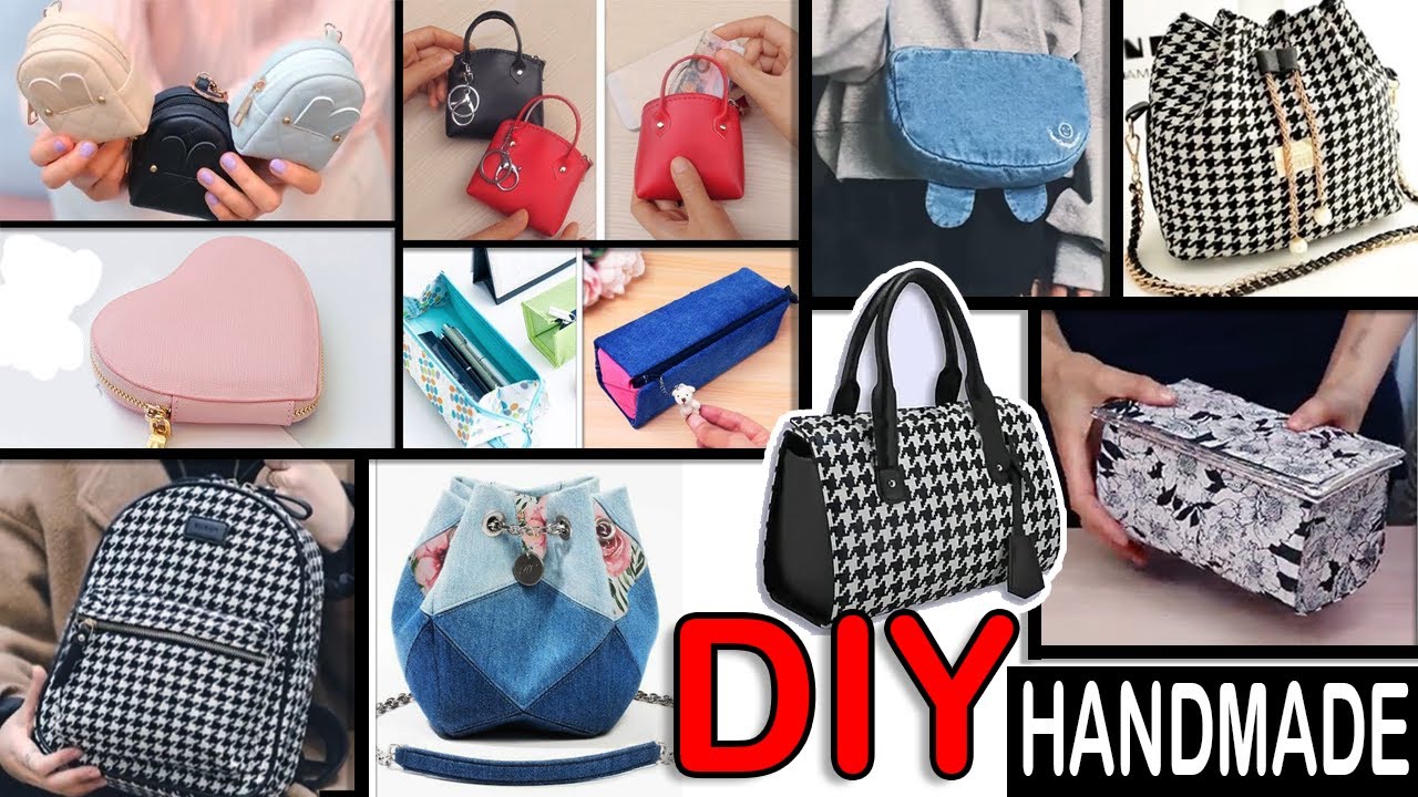 9 SUPERB DIY BAG TUTORIALS FOR DAILY USING ~ How to Sew a Bag By Hands Without Pattern 2021 2