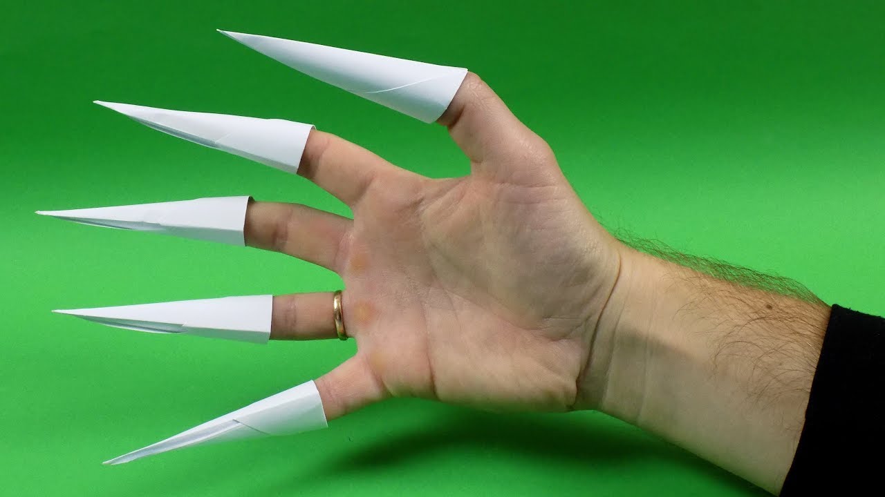 How to make Origami Paper Claws EASY 