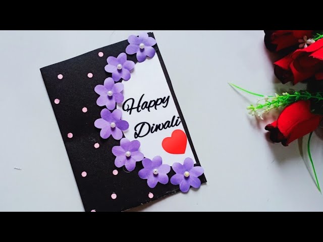 DIY Diwali greeting card | Handmade Diwali card making ideas | How to make greeting card for Diwali 