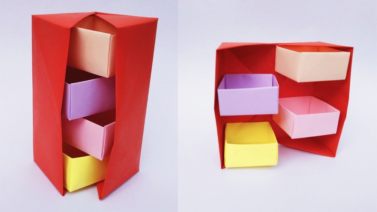 Secret Stepper box step by step | Origami Secret Stepper Box Tutorial 