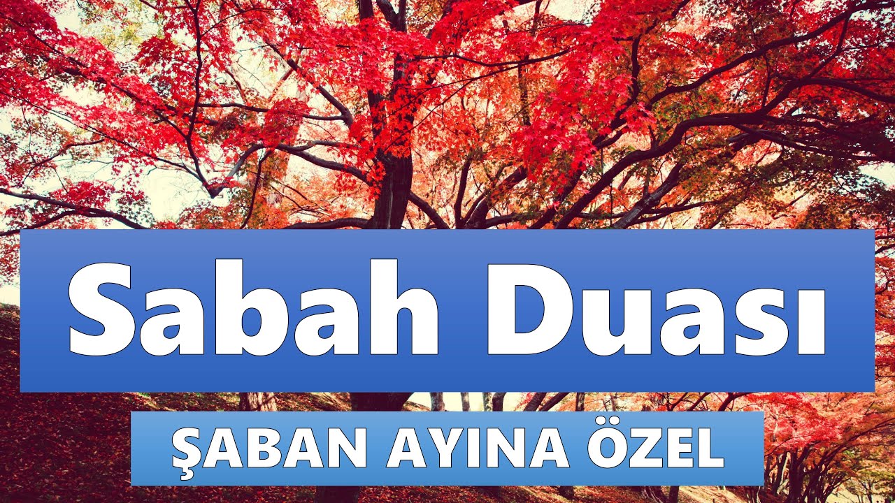 Sabah Duası - ŞABAN AYINA ÖZEL - Rabbim! Sadece Sana Niyaz Ediyorum... 