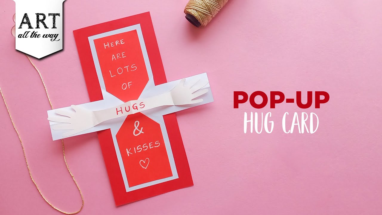 Pop up Hug Card | DIY Greeting Card | Paper Craft | Handmade Card | Card Making | Craft Ideas 