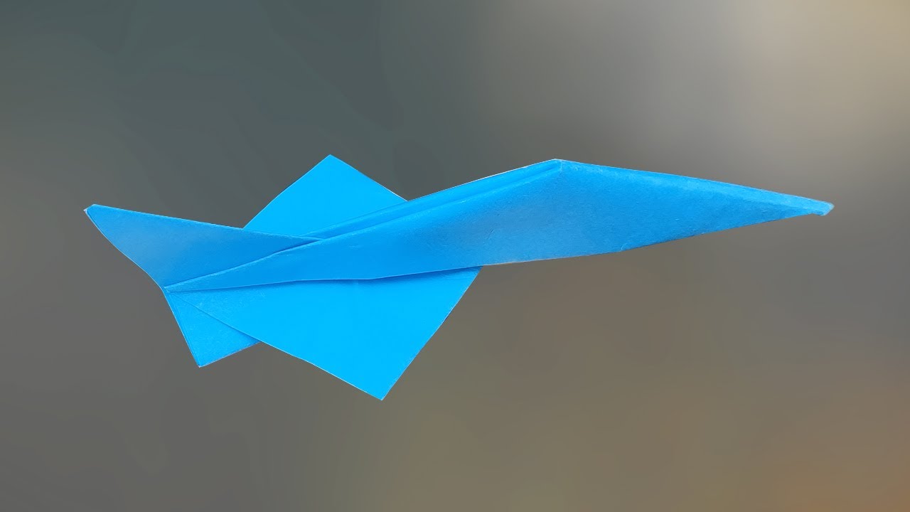 origami paper jet easy | Paper Plane | Origami fighter plane easy | origami plane that flies far 