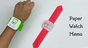 DIY Paper Watch Memo / How To Make Paper Watch for kids / Paper Craft / Paper Craft For Kids #shorts