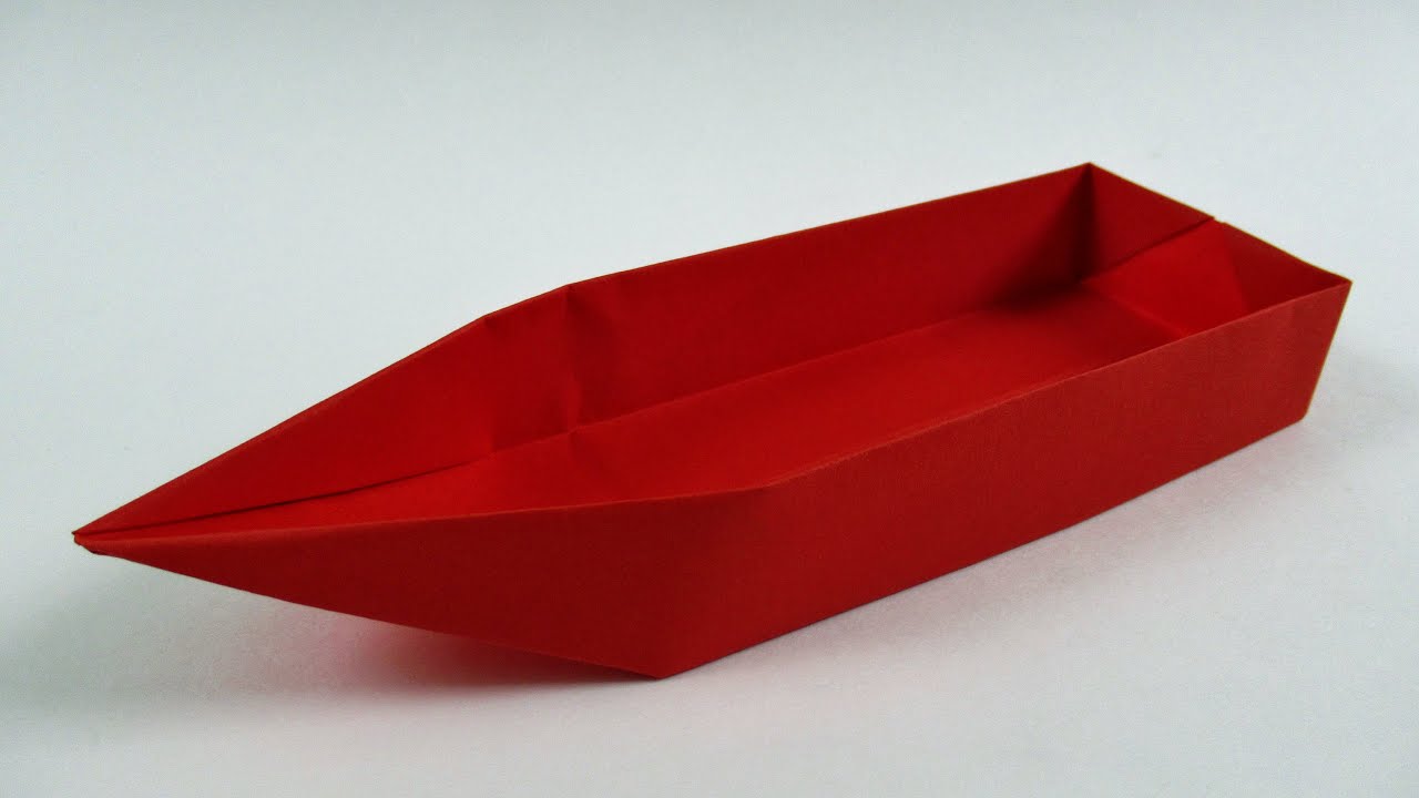 How to Make a Paper Boat that Floats - Origami Boat 