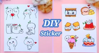 How to Make Your Own Stickers/ DIY paper Sticker /Stickers /DIY Stickers /HOME MADE STICKER/ #shorts