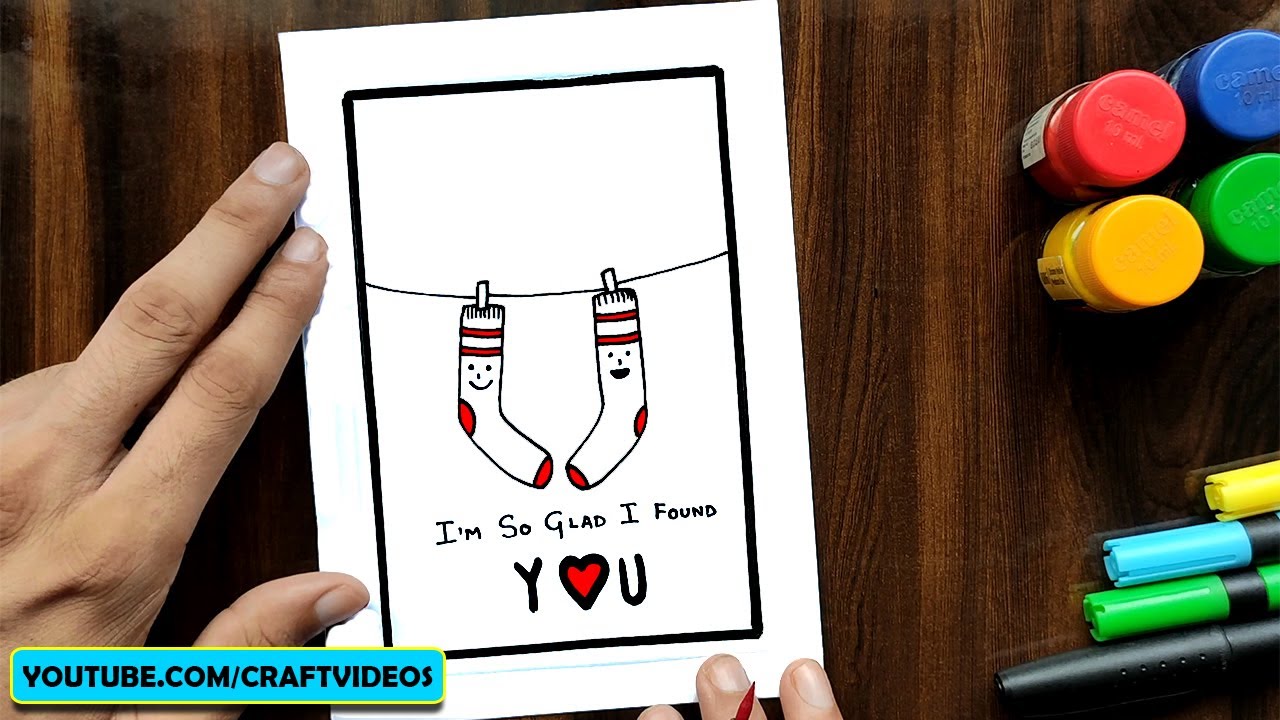 Romantic Cards For Boyfriend / Girlfriend #Shorts #Romance #Drawing 