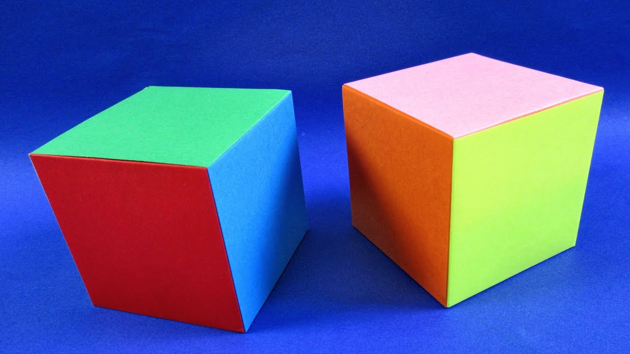 How to Make a Paper Cube - easy origami 