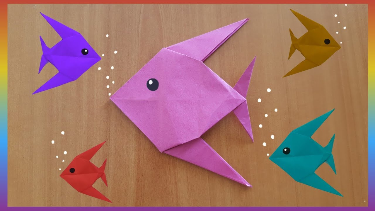 ORİGAMİ BALIK YAPIMI / Kolay Origami 