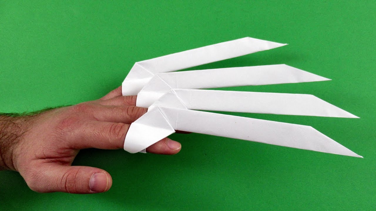 How To Make Origami Paper Claws Easy Origami Claws 6173