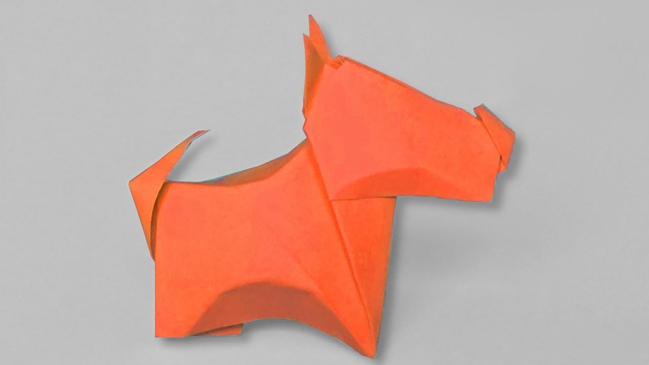 Comment faire un petit CHIEN en ORIGAMI 