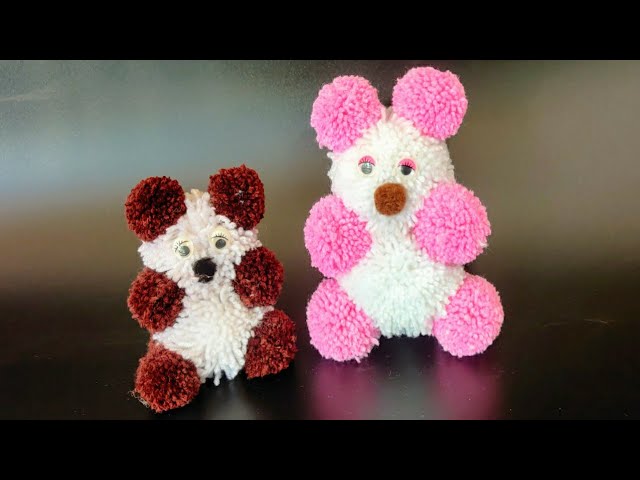 How To Make Teddy Bear With Wool || Woolen Teddy Bear Making At Home || Woolen Craft 