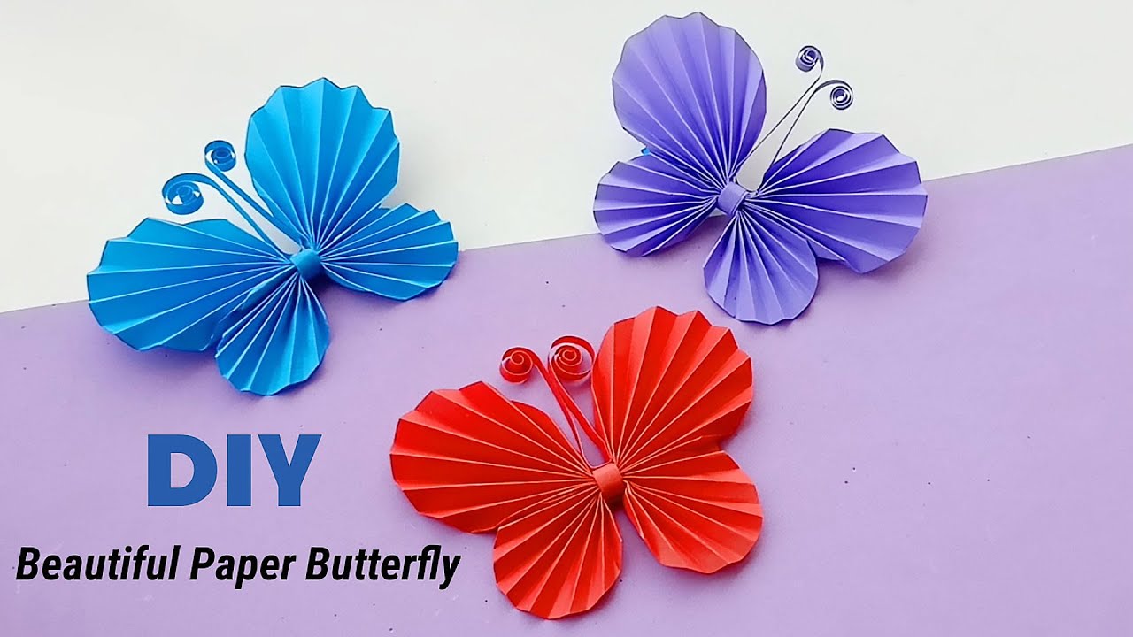 How To Make Beautiful Butterfly | Paper Butterfly toturial | Butterfly Cutting #shorts 1