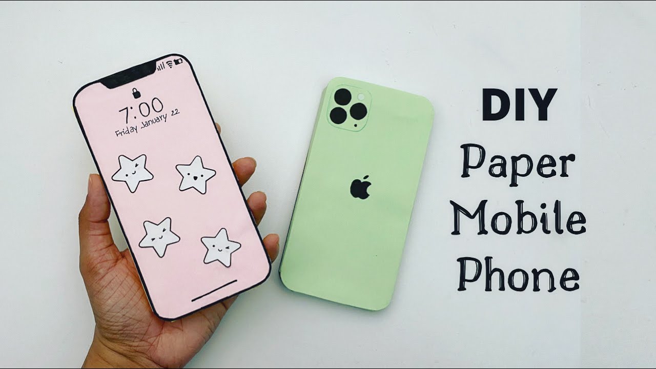 How To Make Paper iPhone / Paper Craft / Paper Mobile Phone / 1 minute video / shorts 