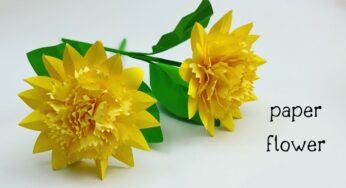 How To Make Easy And Beautiful PAPER FLOWERS / DIY PAPER FLOWER / Paper Craft / Paper FLOWER Making