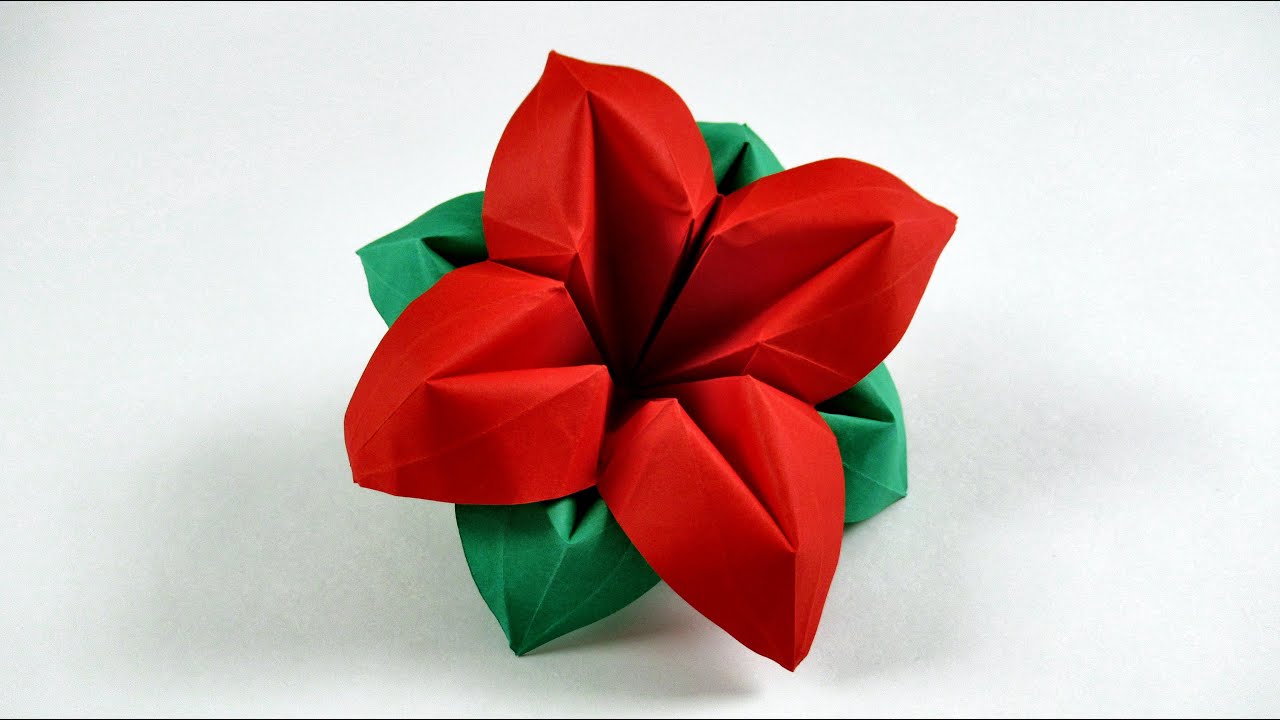How to make a paper flower easy origami flowers 