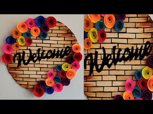 Welcome Plate || Welcome Door Hanging || DIY 