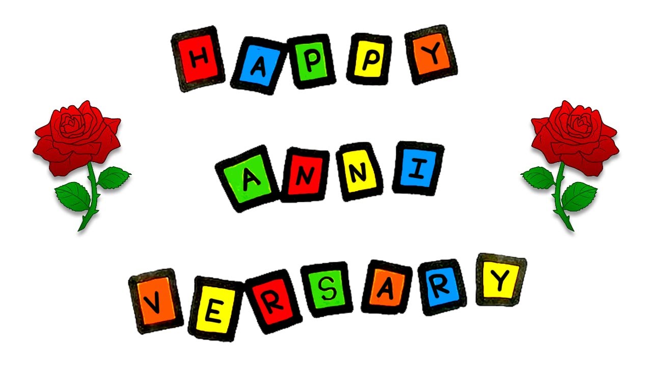 MARRIAGE ANNIVERSARY CARD EASY #Drawing #AnniversaryCard 