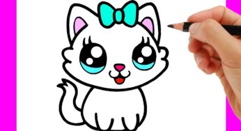 HOW TO DRAW A CAT EASY STEP BY STEP – HOW TO DRAW A KITTY