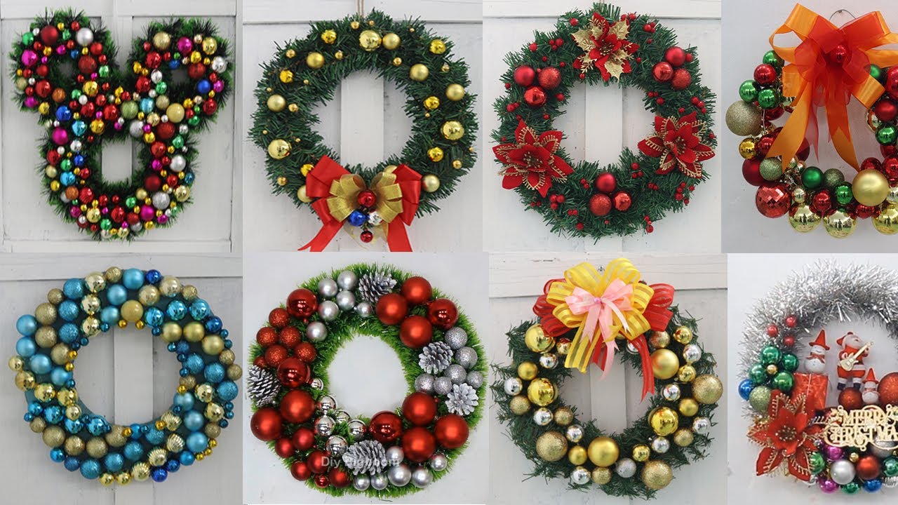 11 Christmas wreath decorating ideas - Christmas decoration ideas 2021 