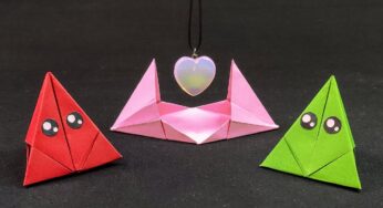 How to make a paper PYRAMID JEWELLERY BOX | Origami Box | Education Origami
