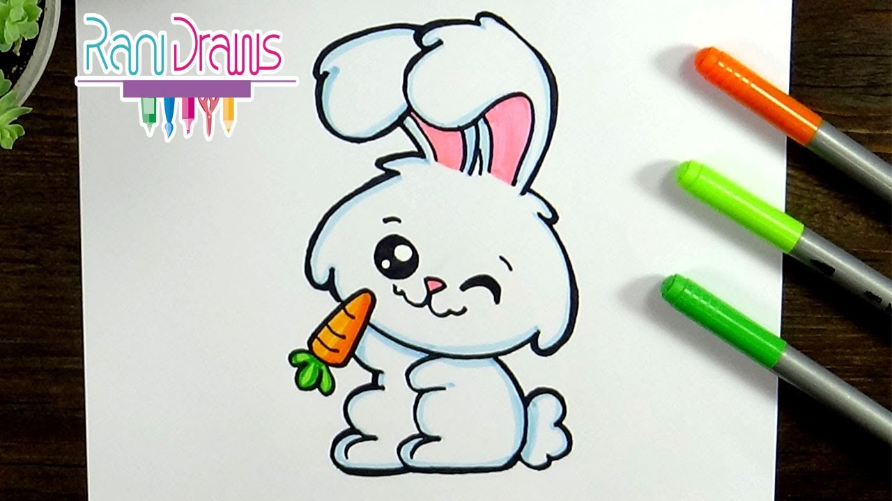 Cómo dibujar un CONEJO – How to draw a BUNNY