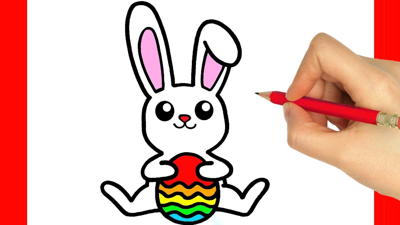 HOW TO DRAW EASTER BUNNY EASY – HOW TO DRAW EASTER EGG STEP BY STEP