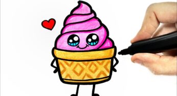 HOW TO DRAW A ICE CREAM