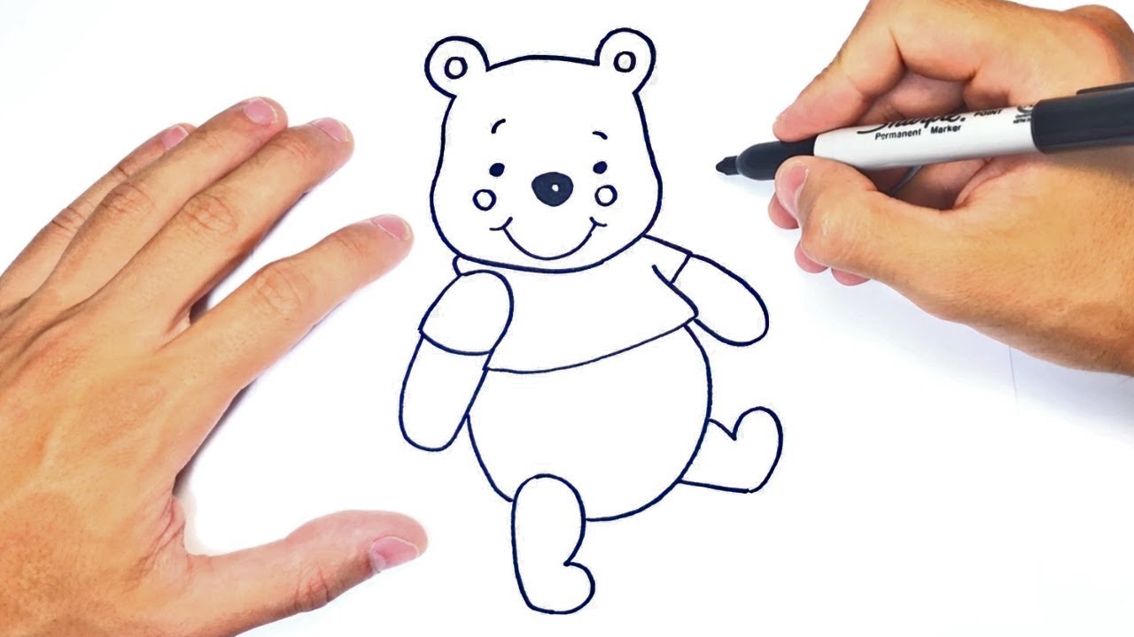 Como dibujar a Winnie The Pooh 