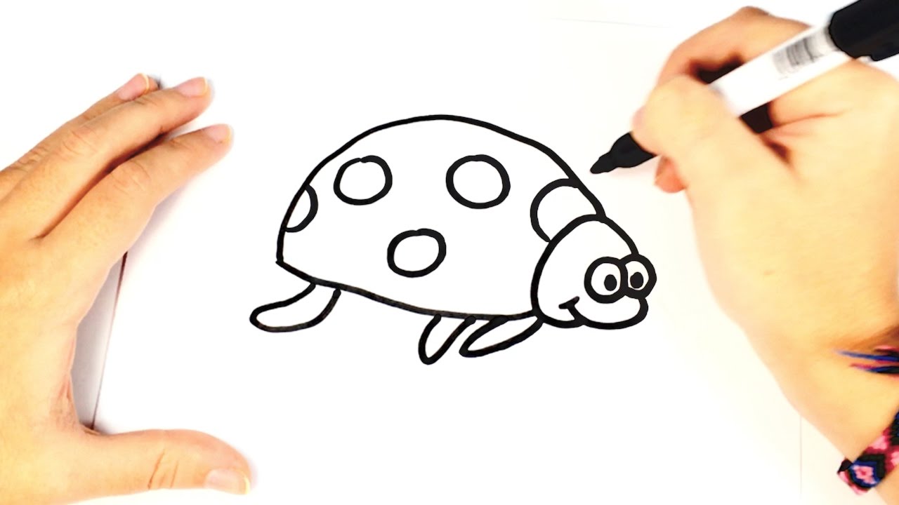 How to draw a ladybug for kids | ladybug Drawing Lesson Step by Step