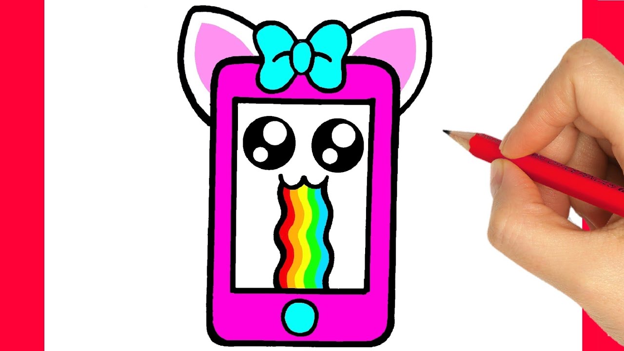 COMMENT DESSINER UN TÉLÉPHONE KAWAII