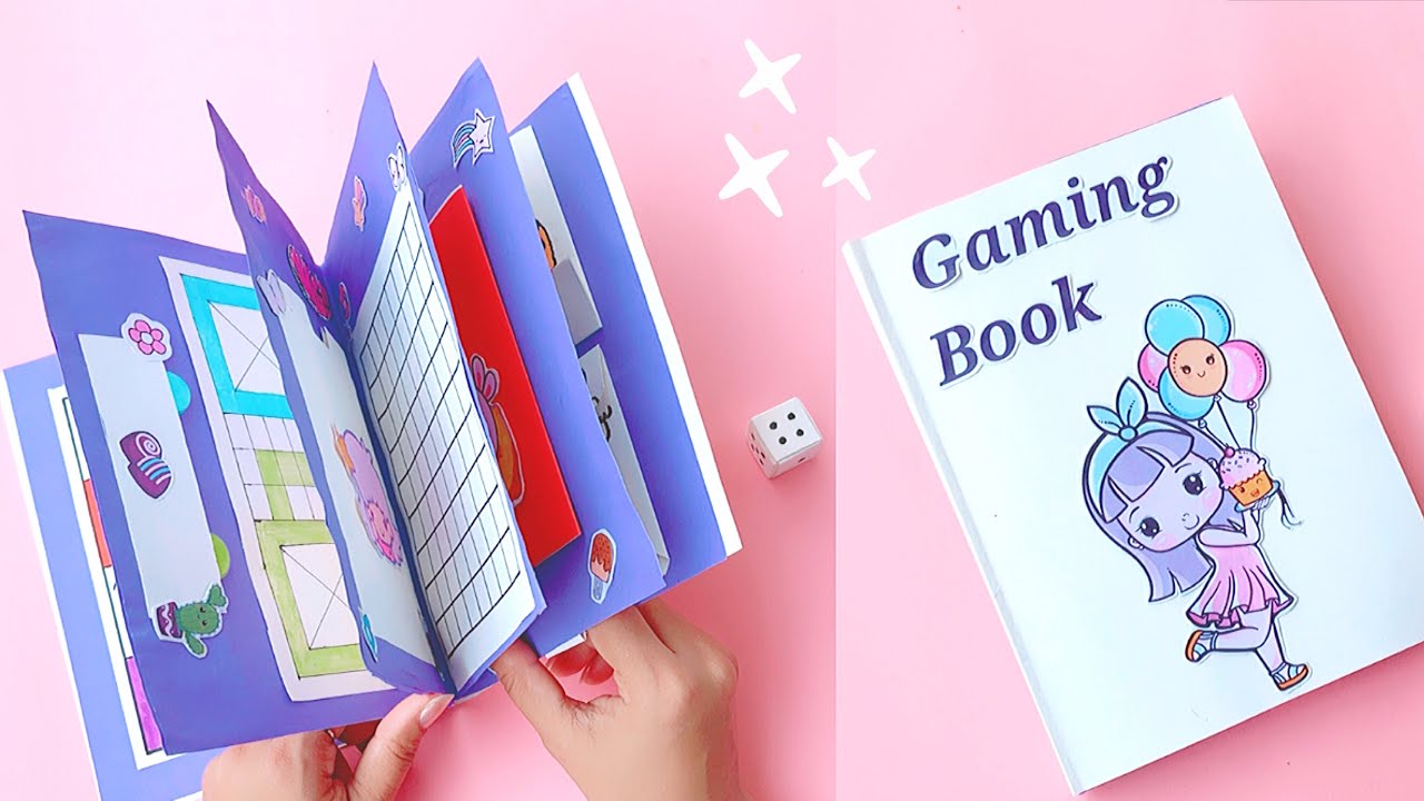 7 Easy Paper Gaming Book Part-2 / DIY Cute Gaming Book Idea / Paper Toys