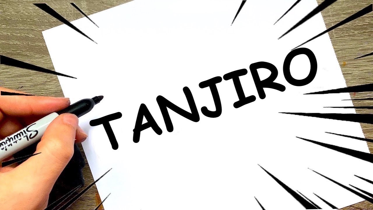 Como Dibujar Tanjiro de la palabra Tanjiro