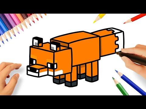 COMMENT DESSINER UN RENARD | MINECRAFT