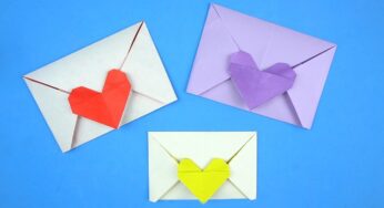 Briefumschlag falten – Briefumschlag basteln origami – Kuvert selber machen | Basteln mit papier