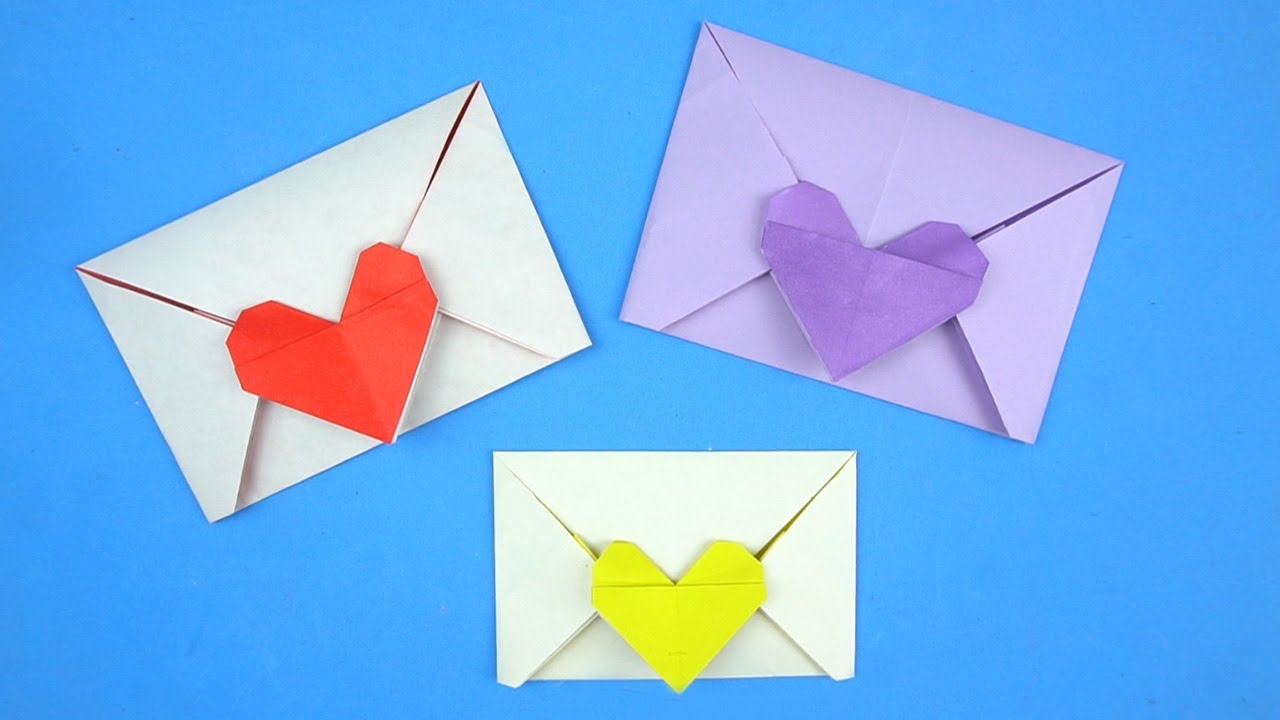 Briefumschlag falten – Briefumschlag basteln origami – Kuvert selber machen | Basteln mit papier