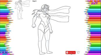 How to Draw Ms Marvel from The Avengers Earth’s Mightiest Heroes! Step by Step Drawing tutorial