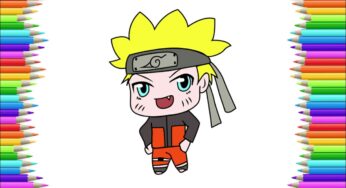 How to Draw Chibi Naruto Uzumaki from Naruto Character Step by Step Easy Drawing tutorial