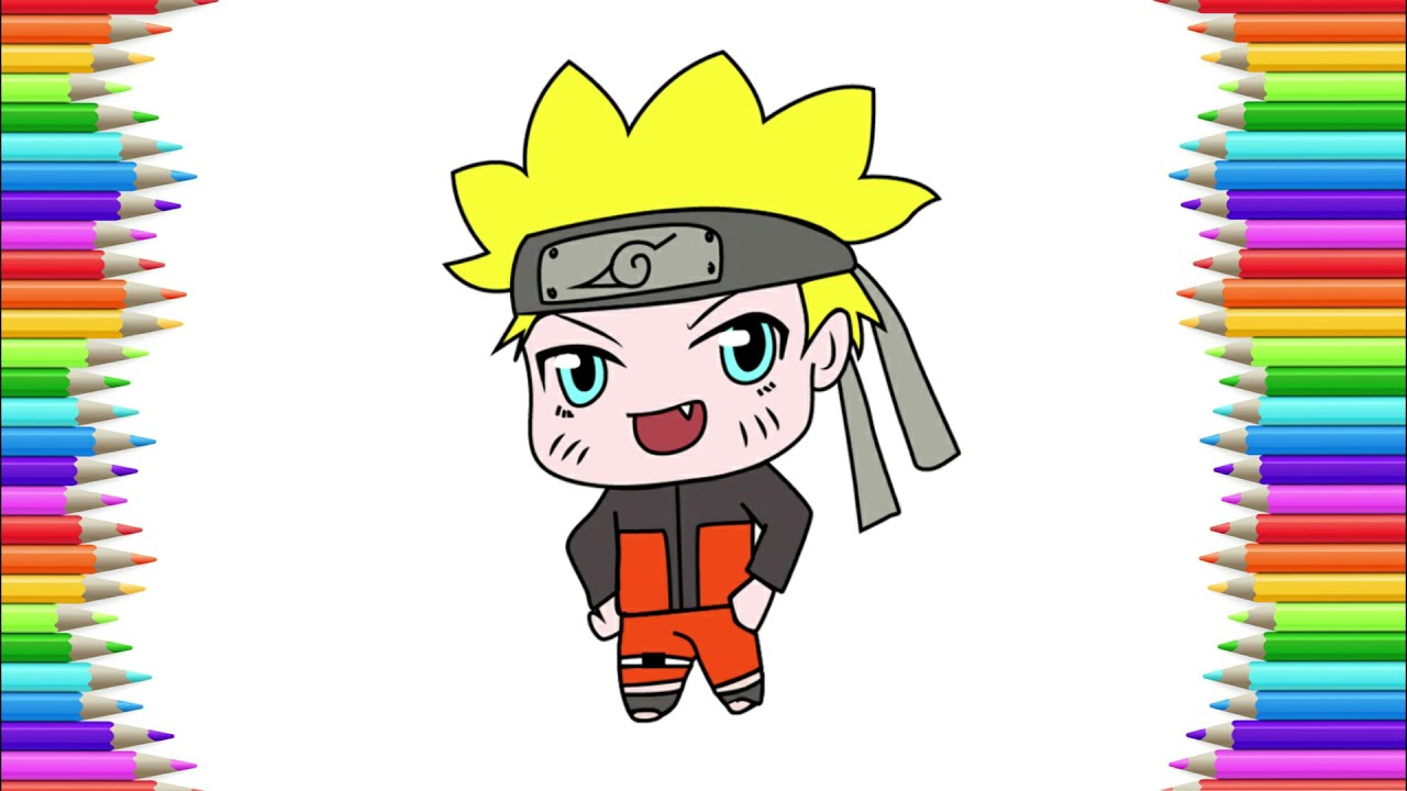 How to Draw Chibi Naruto Uzumaki from Naruto Character Step by Step Easy Drawing tutorial