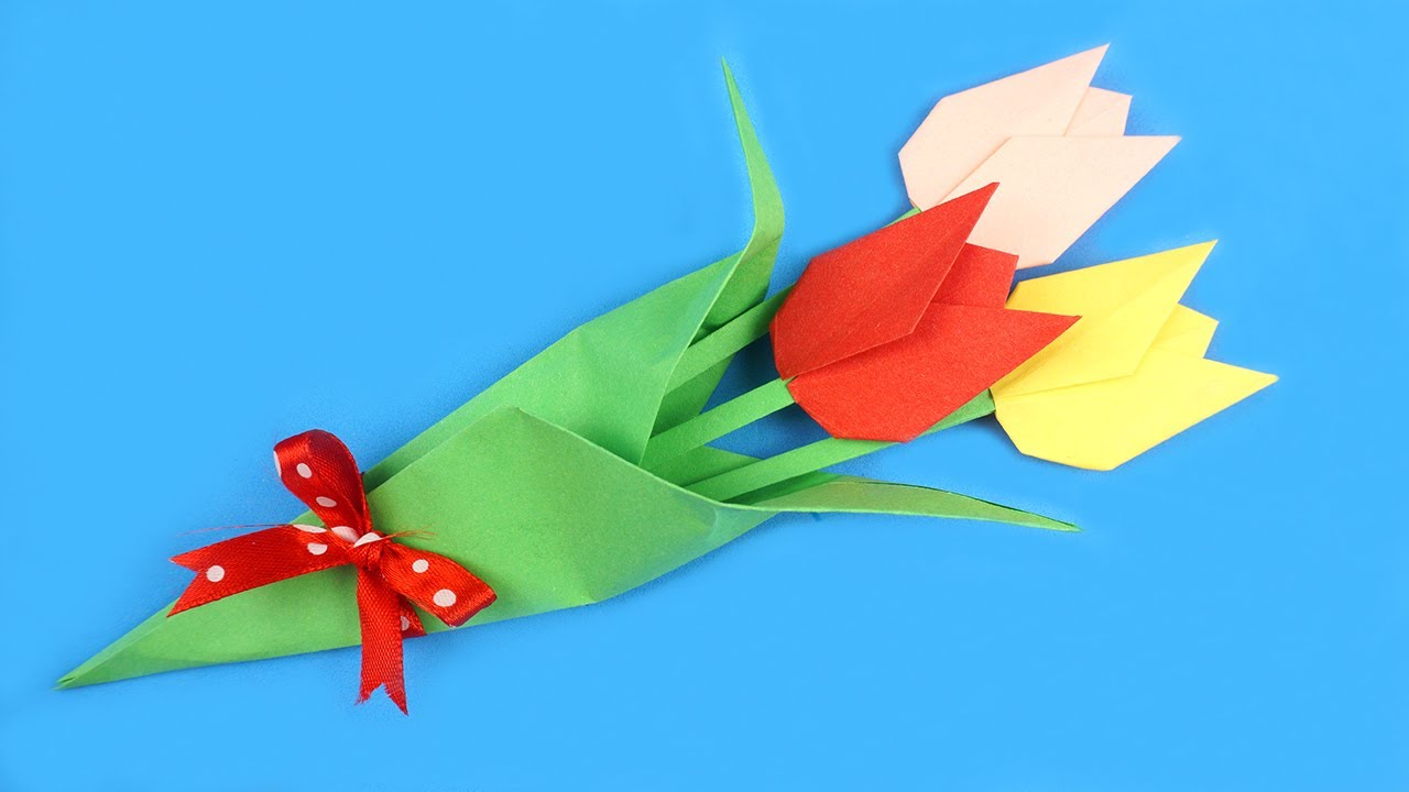 Muttertagsgeschenke basteln: Blumen basteln mit papier – Geschenke zum Muttertag | DIY Bastelideen