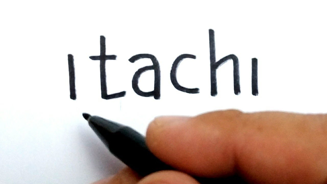 VERY EASY , How to turn words ITACHI into itachi from naruto