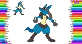 How to Draw Lucario from Pokemon Character Step by Step Easy Drawing tutorial